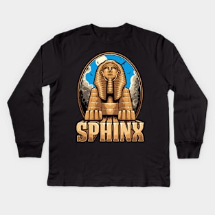 Sphinx Mythical creature Kids Long Sleeve T-Shirt